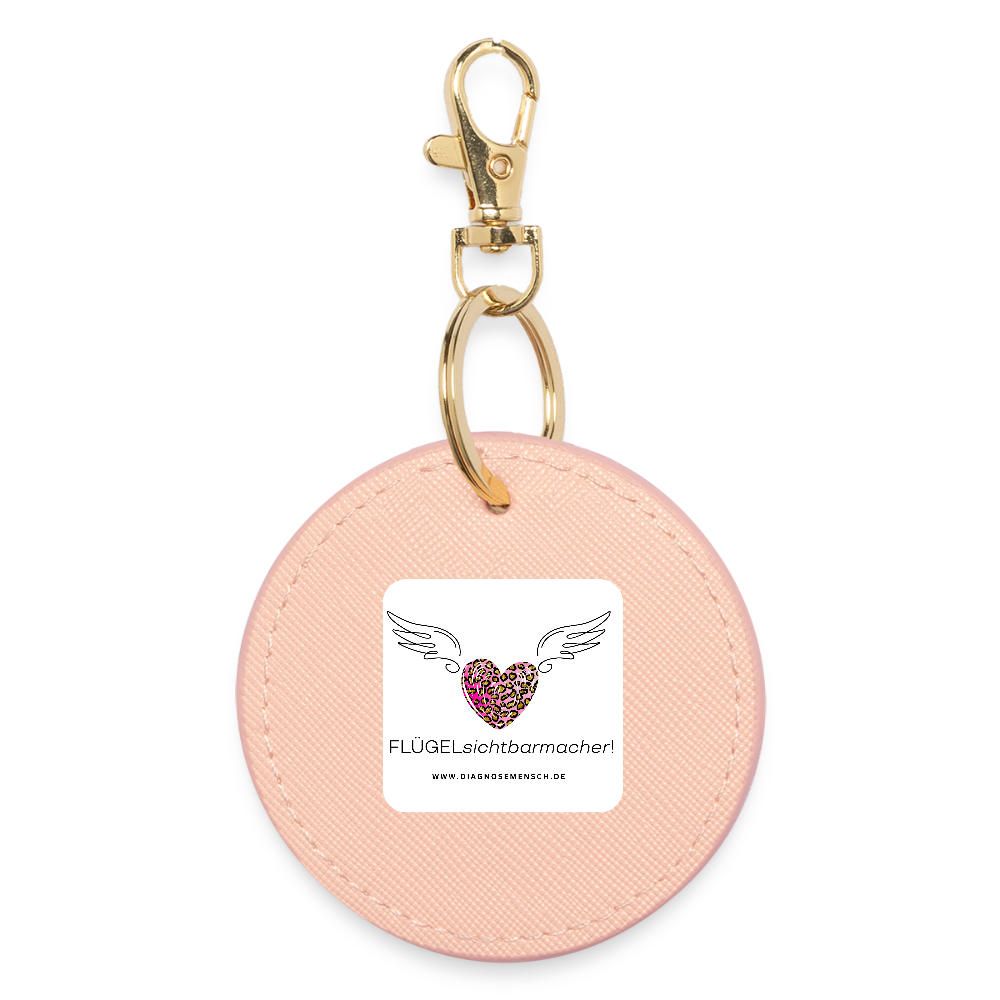 BOUTIQUE Schlüsselanhänger "FLÜGELsichtbarmacher" - Best Buddy - Hellrosa