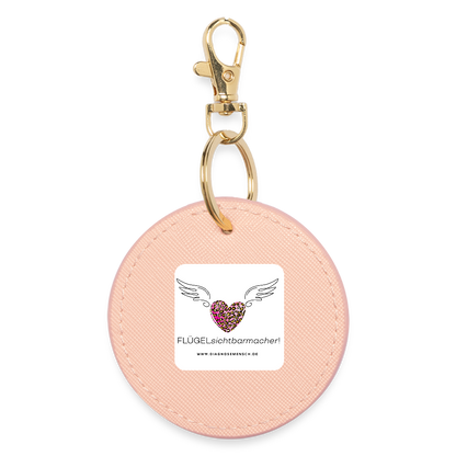 BOUTIQUE Schlüsselanhänger "FLÜGELsichtbarmacher" - Best Buddy - Hellrosa
