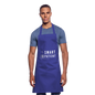 Kochschürze unisex ""I'm a smart patient" -Trendy - Royalblau