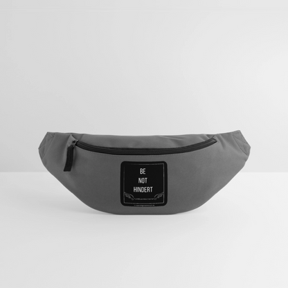 Gürteltasche "BE NOT HINDERT" - FLÜGELsichtbarmacher - Graphite