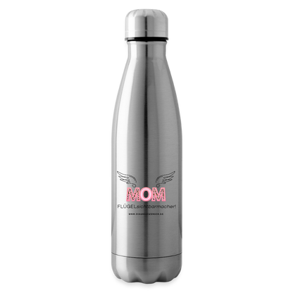 Isolierflasche "Flügel Mom" - Best Buddy - Lightsilver