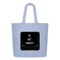 Midweight recycelter Stoffbeutel "BE NOT HINDERT - FLÜGELsichtbarmacher - Sky