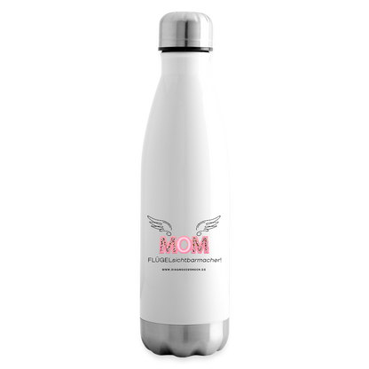 Isolierflasche "Flügel Mom" - Best Buddy - Weiß