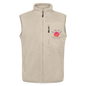 Unisex Sherpa-Weste "Hebamme" - Flügelsichtbarmacher - Beige