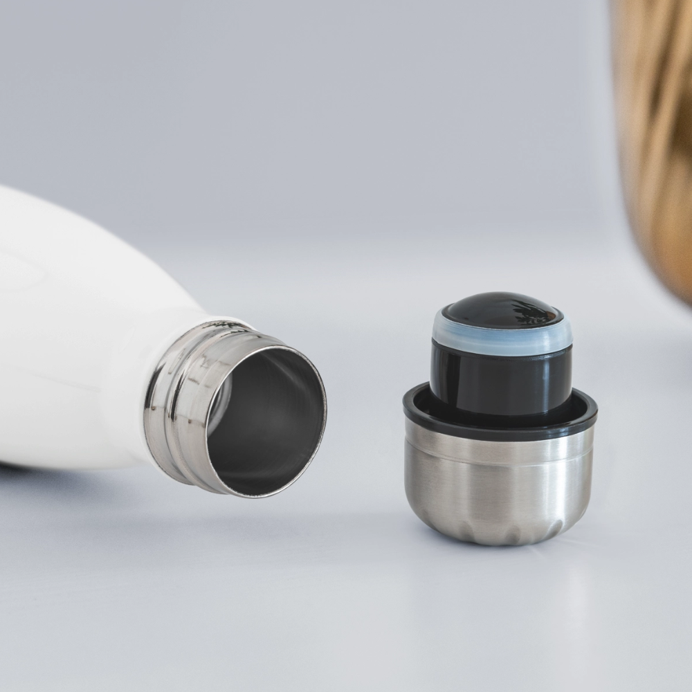 Isolierflasche "I'm a smart patient" - Bad Girl - Weiß