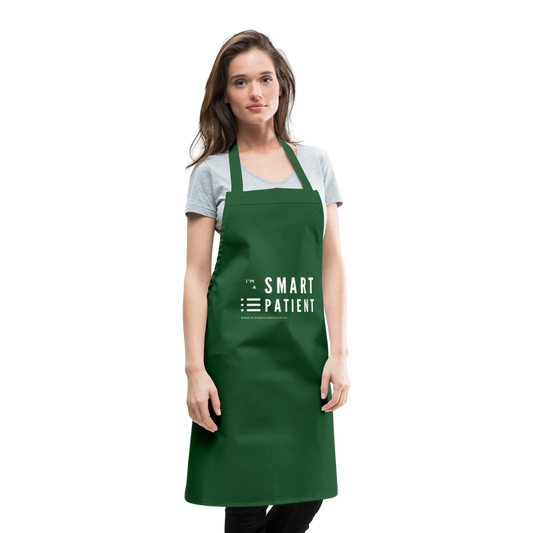 Kochschürze unisex ""I'm a smart patient" -Trendy - Grün