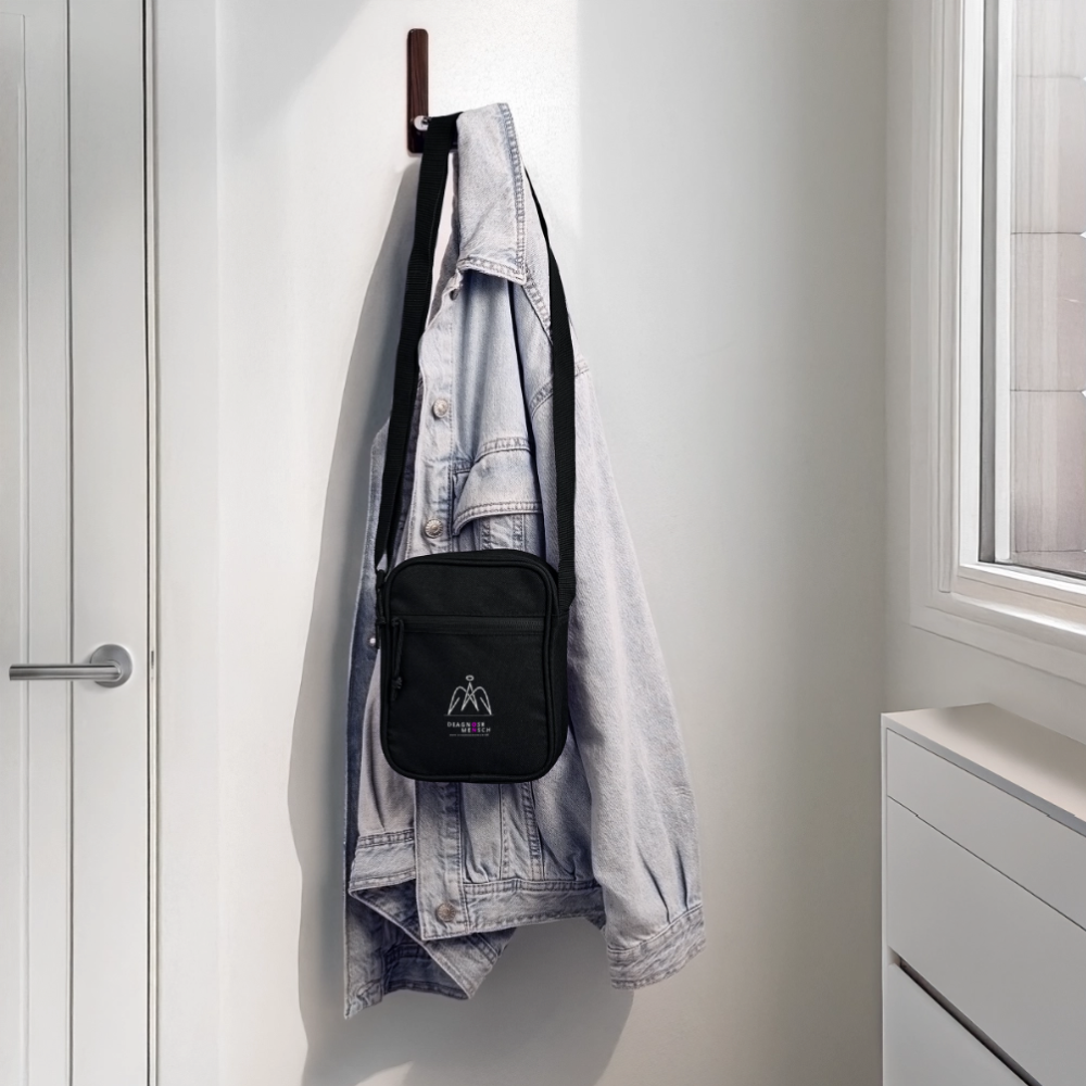 Crossbody Bag "Diagnose Mensch - ON" - Schwarz