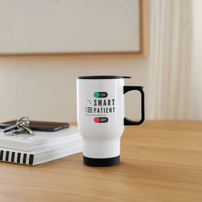 Thermobecher "I'm a smart patient" - Trendy - Weiß