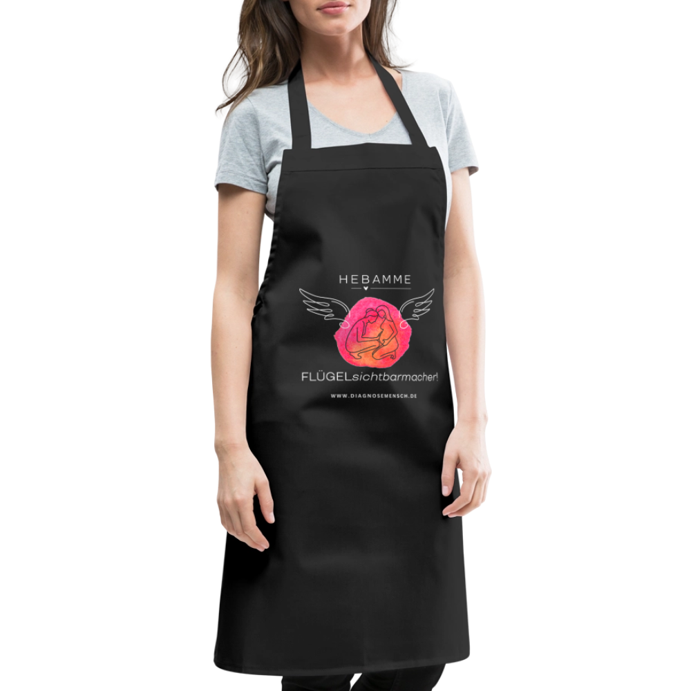 Kochschürze "Hebamme Dark" - Best Buddy - Schwarz