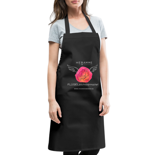 Kochschürze "Hebamme Dark" - Best Buddy - Schwarz