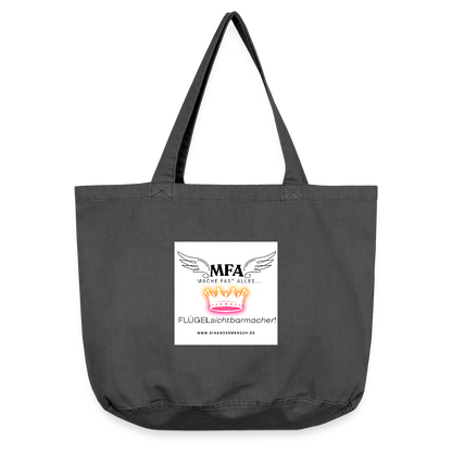 Vintage-Washed Shopper - Vintage Schwarz