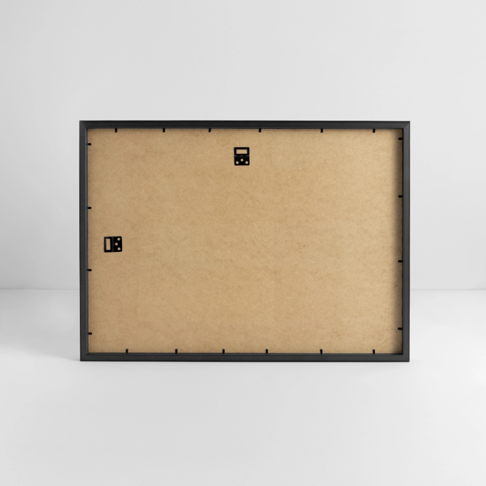 Gerahmtes Poster (69 × 49 cm) "Hebamme" - FLÜGELsichtbarmacher - Schwarz