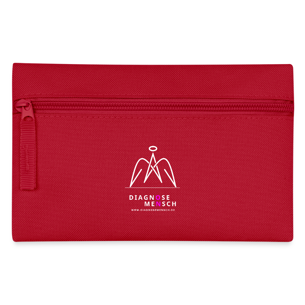 Federtasche "Diagnose Mensch - ON" - Rot