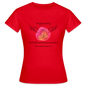 Frauen T-Shirt "Flügel Hebamme" - Best Buddy - Rot