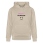 Bio-Hoodie CRUISER  "I'm a smart patient" - Funny - Beige