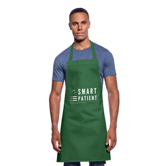 Kochschürze unisex ""I'm a smart patient" -Trendy - Grün