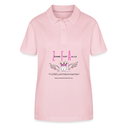 Frauen Bio-Poloshirt "ZFA" - Best Buddy - Hellrosa