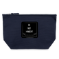 CANVAS Täschchen Größe L  "BE NOT HINDERT" - FLÜGELsichtbarmacher - Navy
