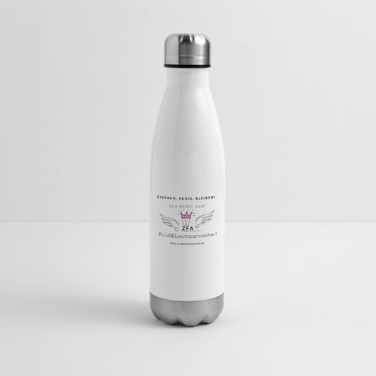 Isolierflasche "ZFA" -Best Buddy - Weiß