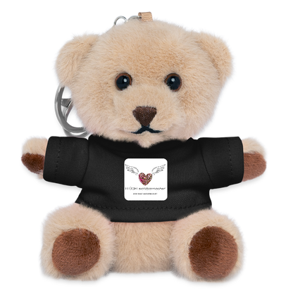 Kuscheltier Schlüsselanhänger "FLÜGELsichtbarmacher" - Best Buddy - Schwarz