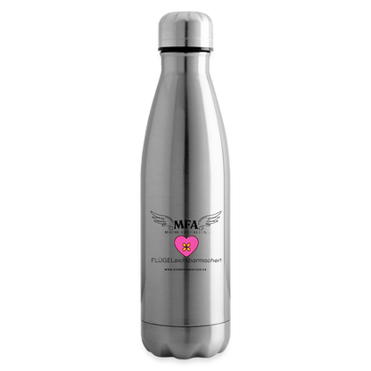 Isolierflasche "MFA HerzPflaster" - Best Buddy - Lightsilver