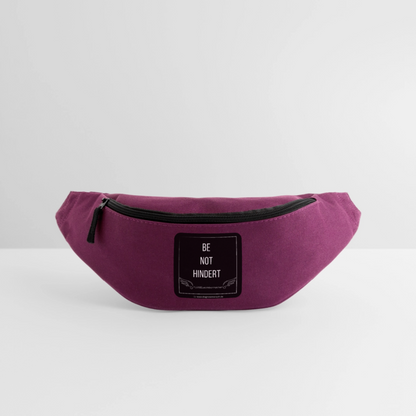 Gürteltasche "BE NOT HINDERT" - FLÜGELsichtbarmacher - Burgunderrot