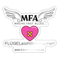 Sticker "MFA HerzPflaster" - Best Buddy - Weiß glänzend