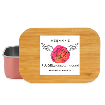 Lunch Box "Hebamme" - Best Buddy - Hellrosa
