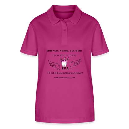 Bio-Poloshirt "ZFA" - Best Buddy - Orchidee