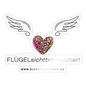 Sticker "Flügel" - Best Buddy - Transparent glänzend