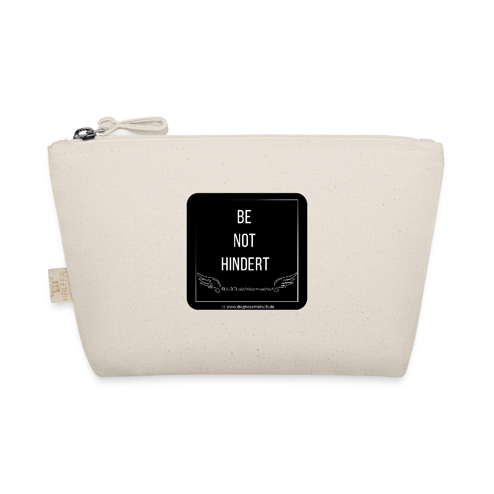 Bio Täschchen "BE NOT HINDERT" - FLÜGELsichtbarmacher - Natur