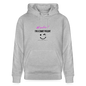 Bio-Hoodie CRUISER  "I'm a smart patient" - Funny - Grau meliert