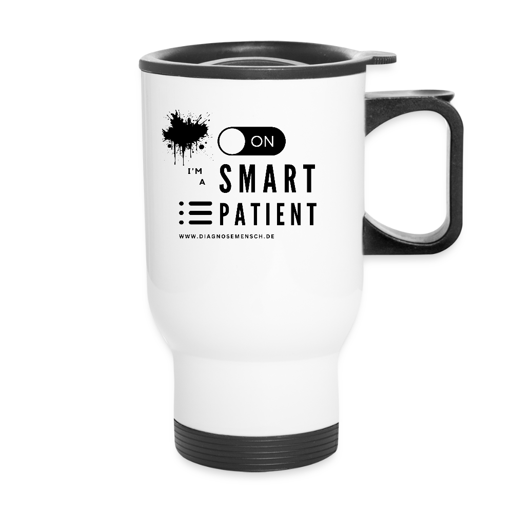 Thermobecher "I'm a smart patient" -Trendy - Weiß
