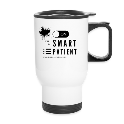 Thermobecher "I'm a smart patient" -Trendy - Weiß