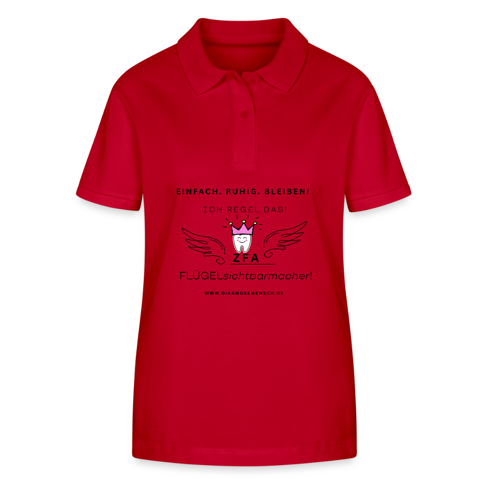 Bio-Poloshirt "ZFA" - Best Buddy - Rot