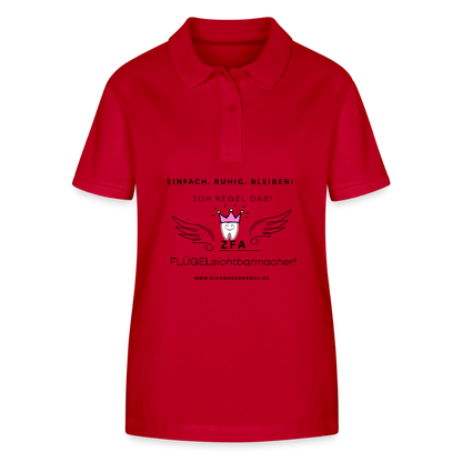 Bio-Poloshirt "ZFA" - Best Buddy - Rot