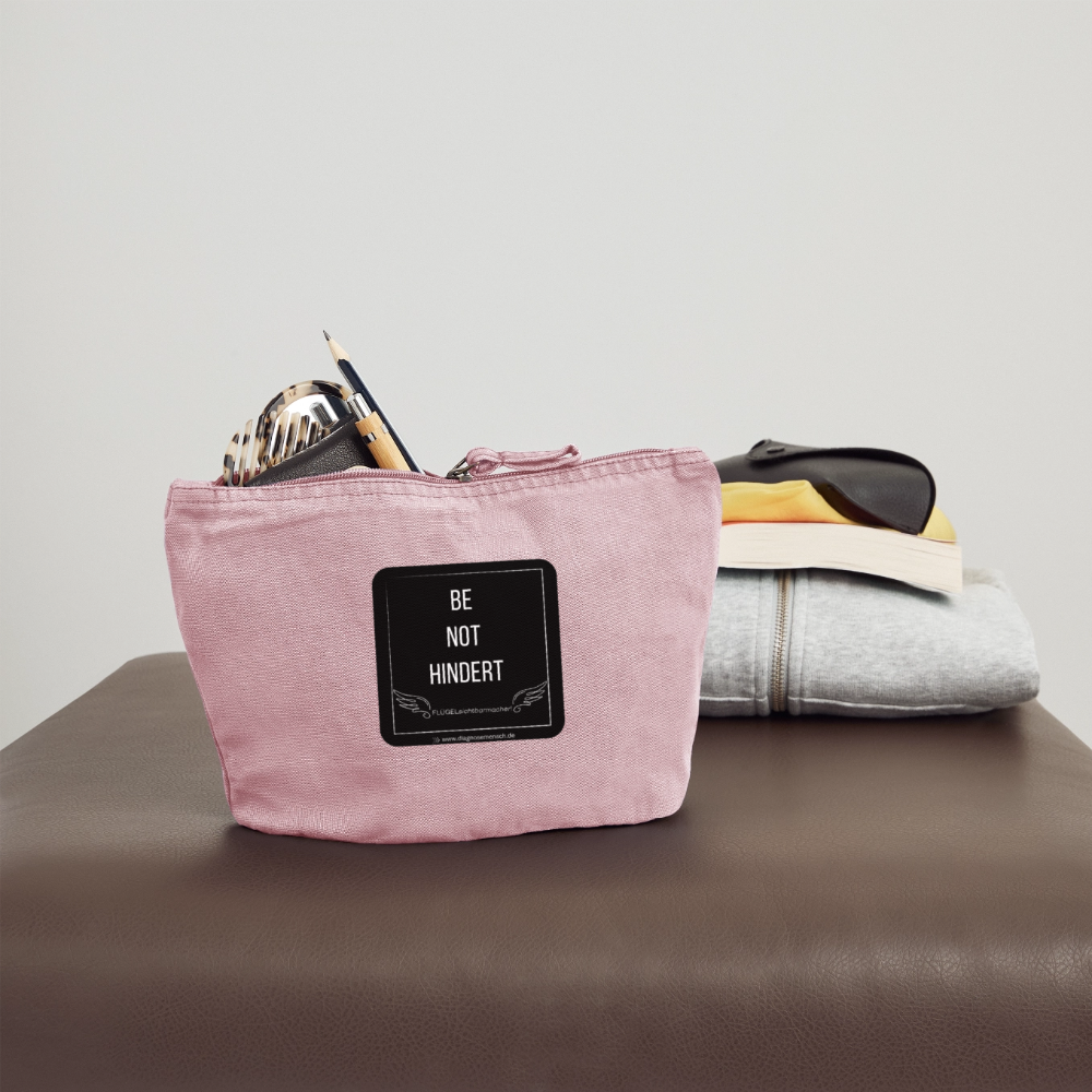 VINTAGE Täschchen "BE NOT HINDERT" - FLÜGELsichtbarmacher - Vintage Rosa