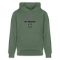 Bio-Hoodie CRUISER  "I'm a smart patient" - Funny - Tanngrün