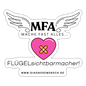 Sticker "MFA HerzPflaster" - Best Buddy - Mattweiß
