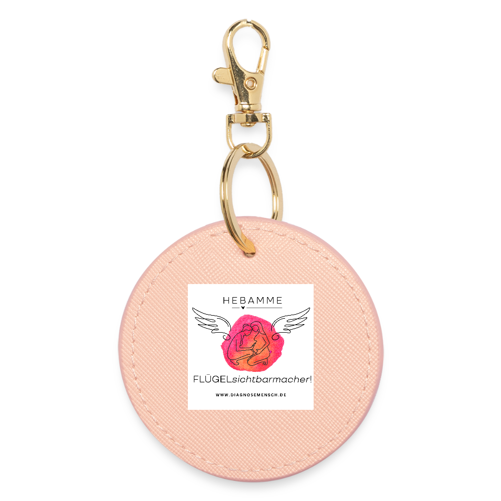 BOUTIQUE Schlüsselanhänger "Hebamme" - Best Buddy - Hellrosa
