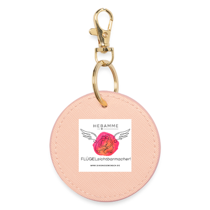 BOUTIQUE Schlüsselanhänger "Hebamme" - Best Buddy - Hellrosa