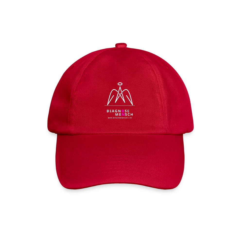 Baseballkappe "Diagnose Mensch - ON" - klassisch Rot