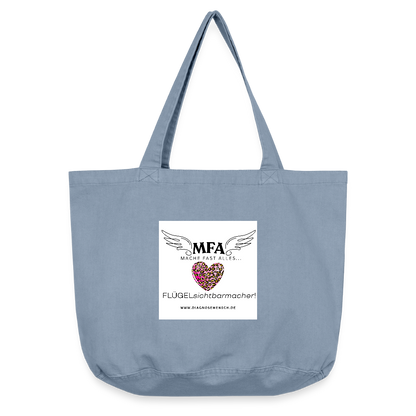 Vintage-Washed Shopper - Vintage Blue