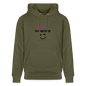 Bio-Hoodie CRUISER  "I'm a smart patient" - Funny - Khaki Grün