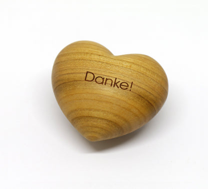 Handschmeichler - Holzherz DANKE