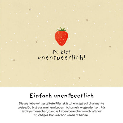 Pflanzkästchen - Unentbeerlich