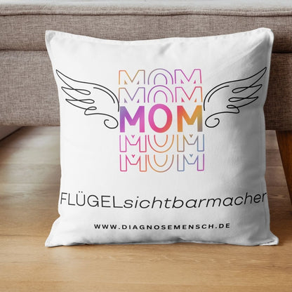 Kissenbezug 40 x 40 cm "Flügel Mom" - Best Buddy