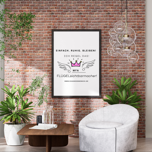 Poster 20x30 cm "MFA" - Best Buddy