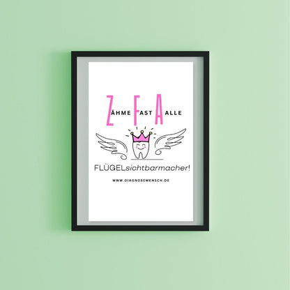 Poster 20x30 cm "ZFA" - Best Buddy