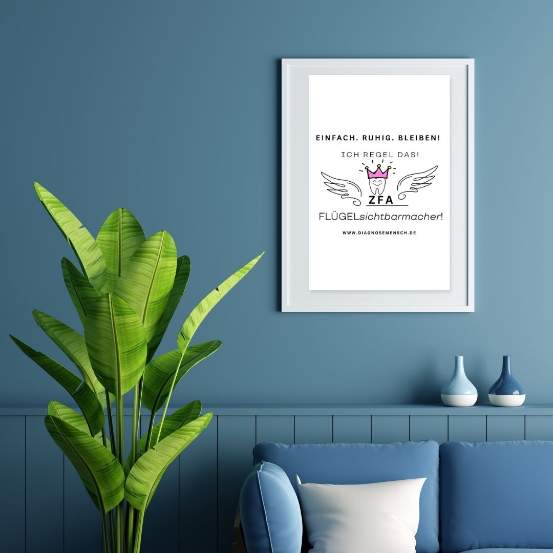 Poster 20x30 cm "ZFA" - Best Buddy